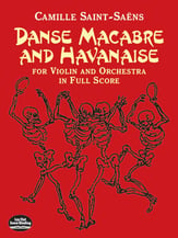 Danse Macabre and Havanaise for Violin and Orchestra Orchestra Scores/Parts sheet music cover